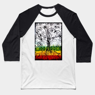 Rasta Tree Baseball T-Shirt